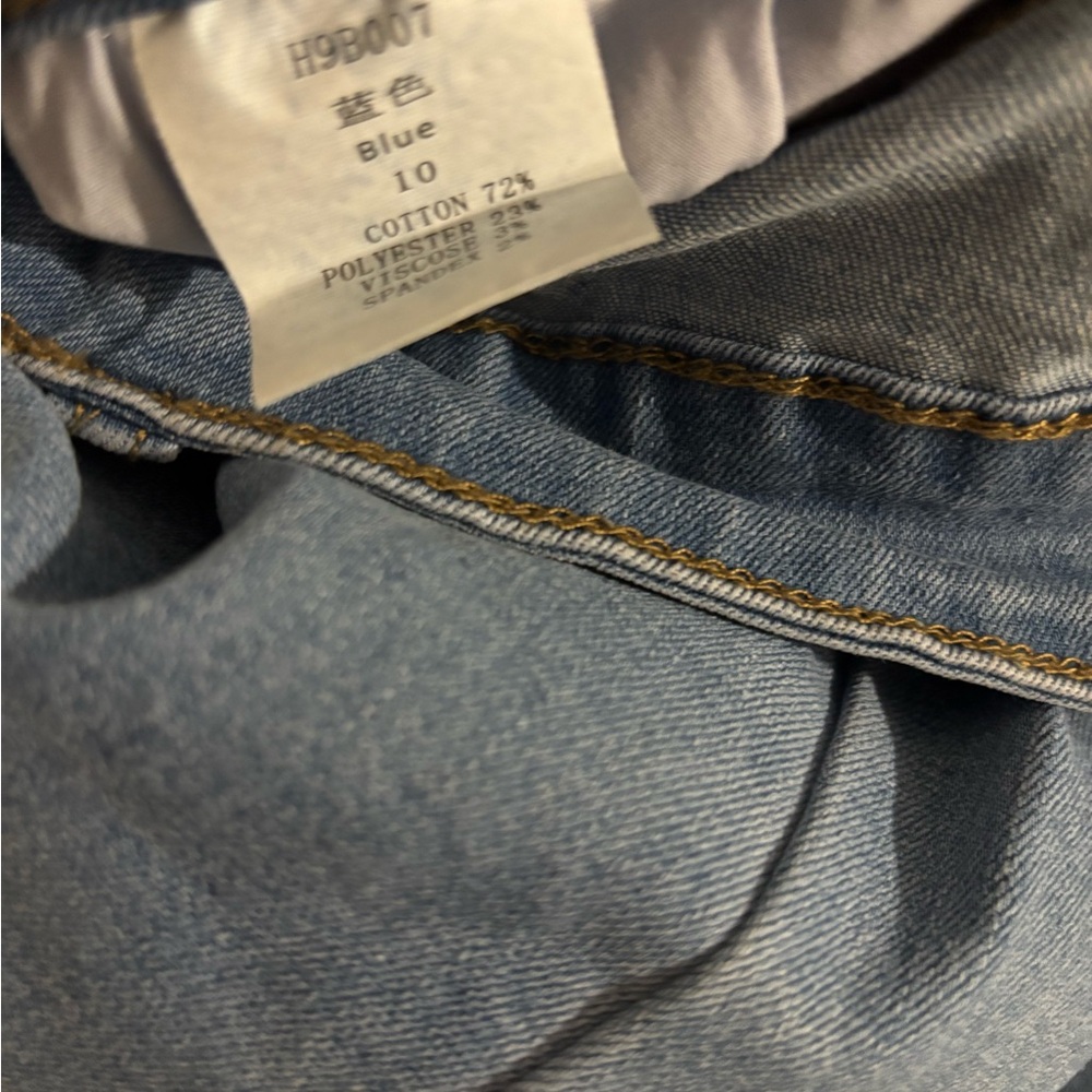 Women's Wide-Leg Jeans in Blue - Picture 3 of 5